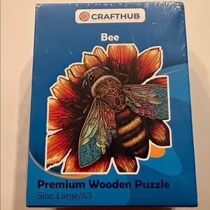 CraftHub Bee Premium Wooden Puzzle